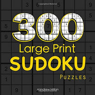 300 Large Print Sudoku Puzzles