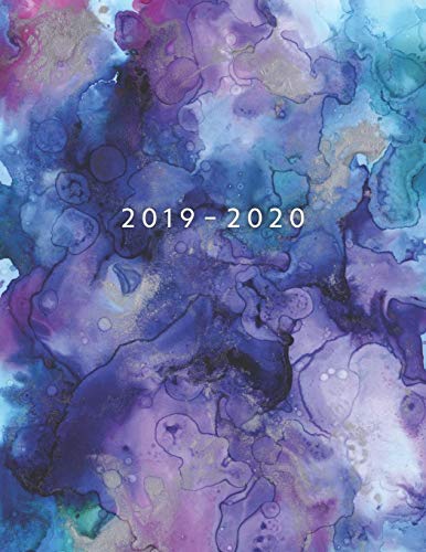 2019 - 2020: Weekly Planner Starting August 2019 - July 2020 | Week To View With Hourly Schedule | 8.5 x 11 Dated Agenda | Appointment Calendar | Or